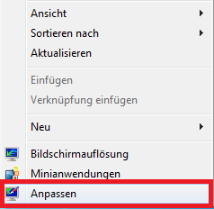 Windows 7 Desktop anpassen